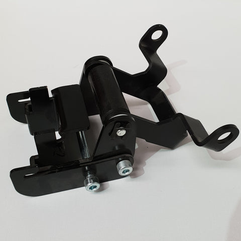 pivoting susp. bracket textile container